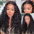 Water Wave 13x4 Skinlike Real Lace Frontal Wig Glueless Human Hair Wigs