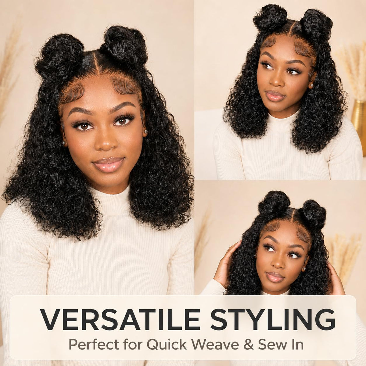 10A Jerry Curly Brazilian Hair Straight Human Hair 1/2 Bundles Virgin Human Hair Extensions Sew In Weave