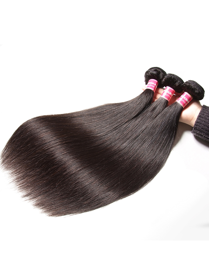 The UNice Hair Icenu Series 1 Piece Straight Human Virgin Hair product image shows virgin hair extensions and straight texture, virgin human hair quality.