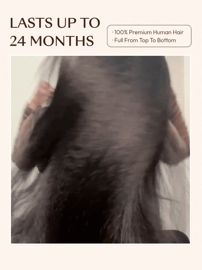 UNice InvisiBlend™ V part Kinky Straight Natural Black Wig Protect Your Natural Hair