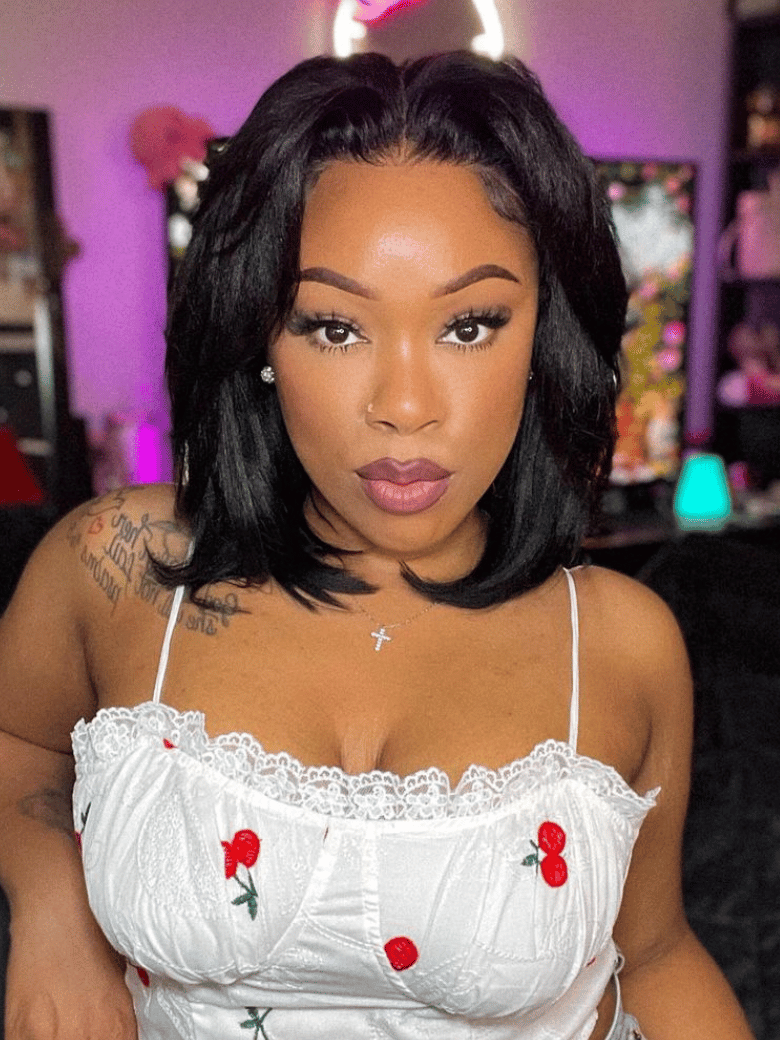 UNice 7x5 Bye Bye Knots™ & 13x4 Pre-Everything™ & 5x5 HD Lace Wig Glueless Lace Black Yaki Bob Bleached Knots Wig