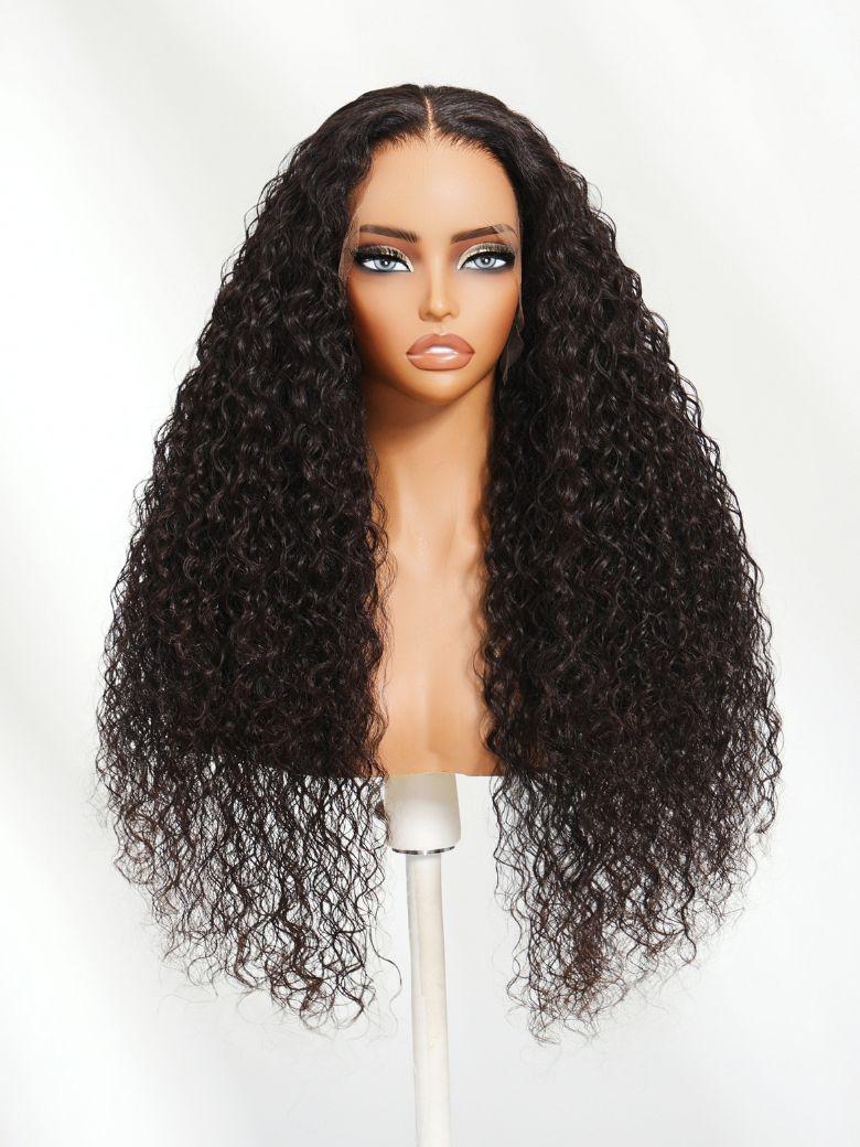 UNice 7x5 Bye-Bye Knots™ Wig Quick Glueless & HD Lace Wet & Wavy Water Wave Invisible Knots With Invisi Drawstring With Baby Hair