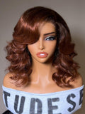 UNice 3B Defined Curly Wig Bye-Bye Slip™ 13×4 Lace Front Glueless Blend-Ready Soft Springy Curls for Natural Hair Match