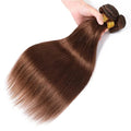 10A Brazilian Hair Chocolate Brown Straight Human Hair 1/2 Bundles Virgin Human Hair Extensions Sew In Weave