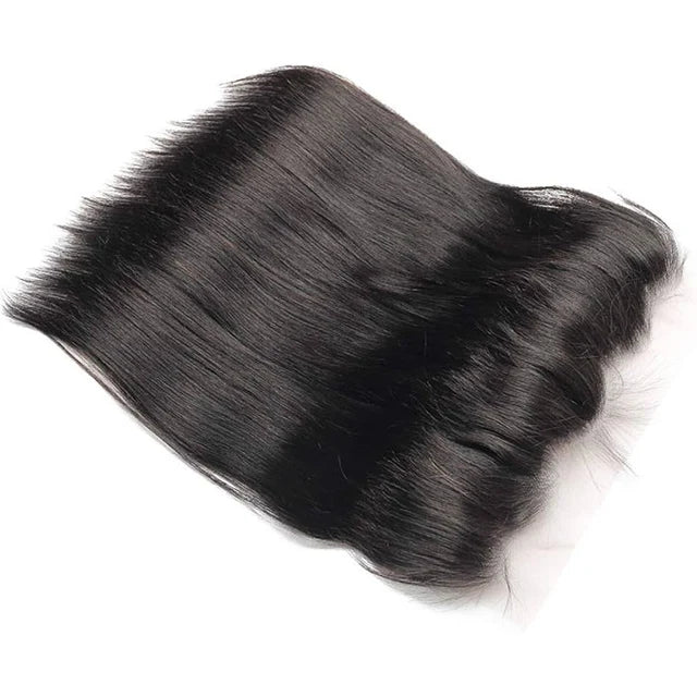 13x4 Lace Frontal Straight Hair Free Part 10A 100% Unprocessed Virgin Double Machin Weft