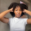 Flash Sale | ReadytoGo Afro Kinky Bob With Bang Glueless Lace Short Wig
