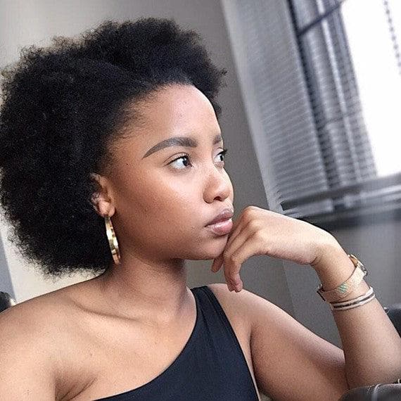 Flash Sale | Natural Afro Kinky Glueless Wig Human Hair Wig