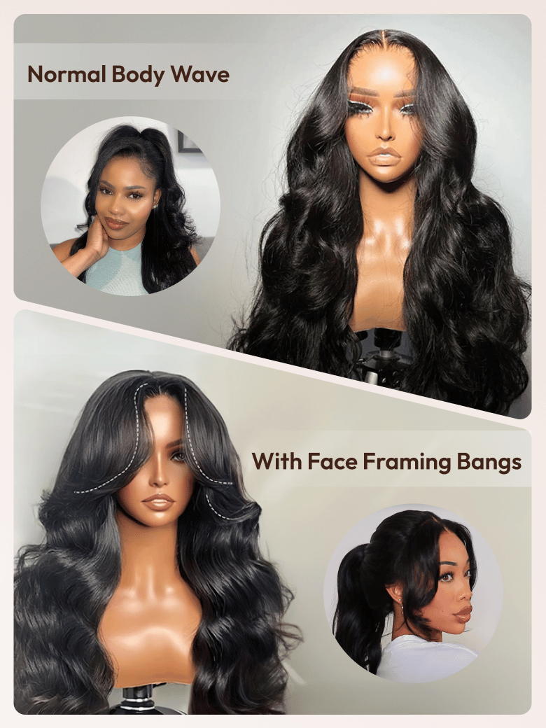 UNice 13x4 Pre-Everything™ Transparent Lace & HD Lace Front Pull And Go 3D Body Wave Wig Real Ear To Ear With Invisi Drawstring Wig