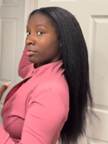 UNice InvisiBlend™ V part Kinky Straight Natural Black Wig Protect Your Natural Hair