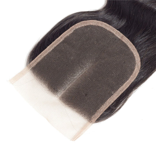 4x4 5x5 13x4 Transparent Lace Closure Straight Human Hair Closure Natural Black Hair Top Swiss Lace
