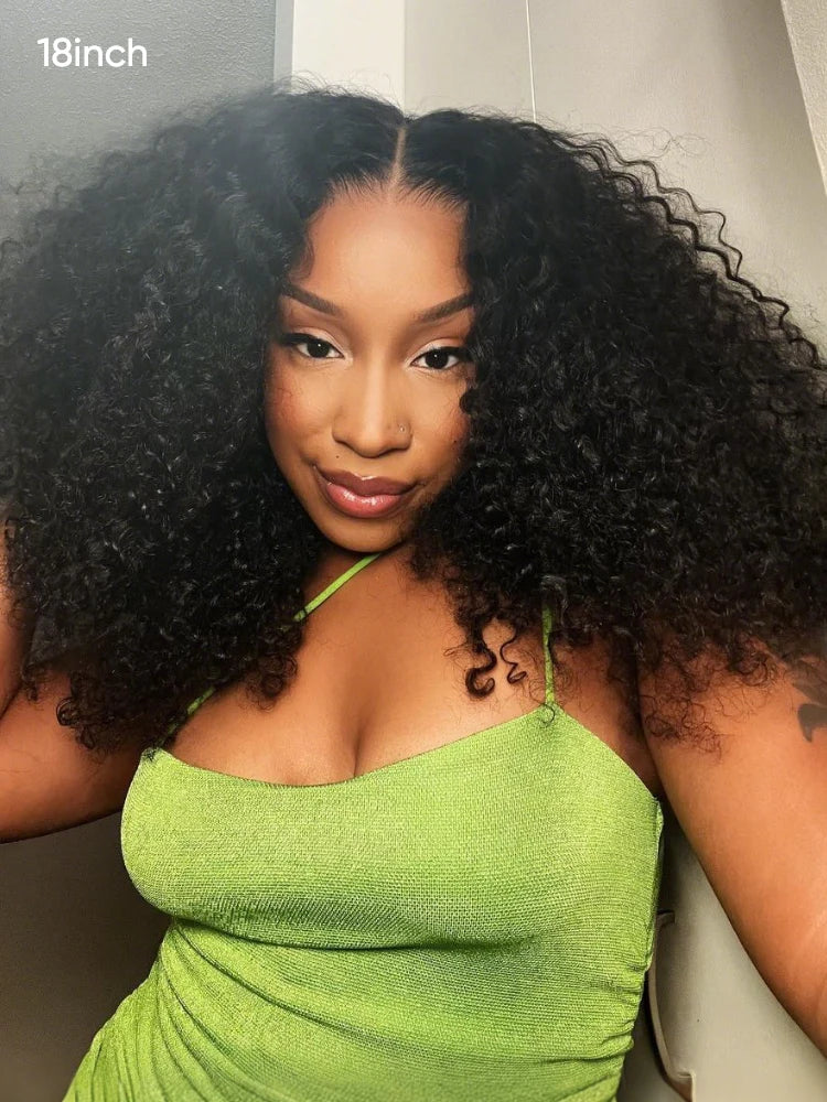 SDD Jerry Curly 13x4 Lace Frontal Wig Human Hair Flash Sale