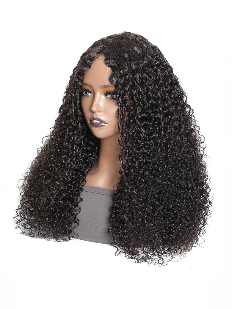 Unice 150% Density Hair Stylist Approved No Skill Needed Beginner Friendly V Part Curly Wigs For Women