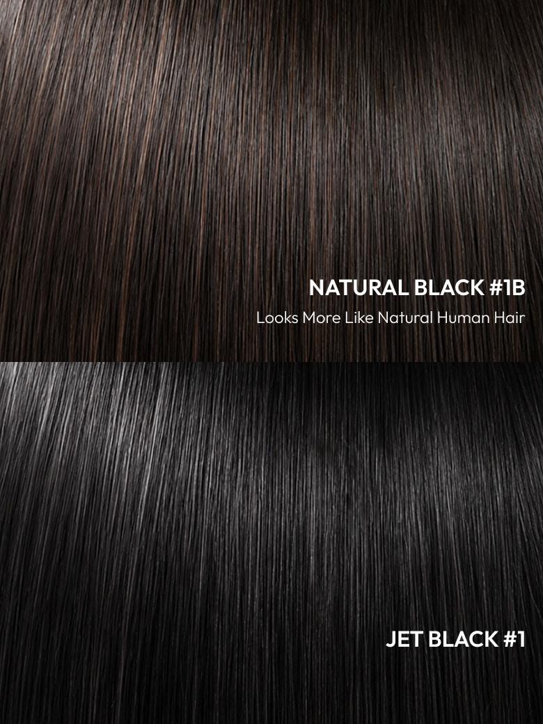 UNice 13x4 Bye Bye Slip™ Glueless Lace Black Straight Bleached Knots Drawstring Wig No Baby Hair 150% Density