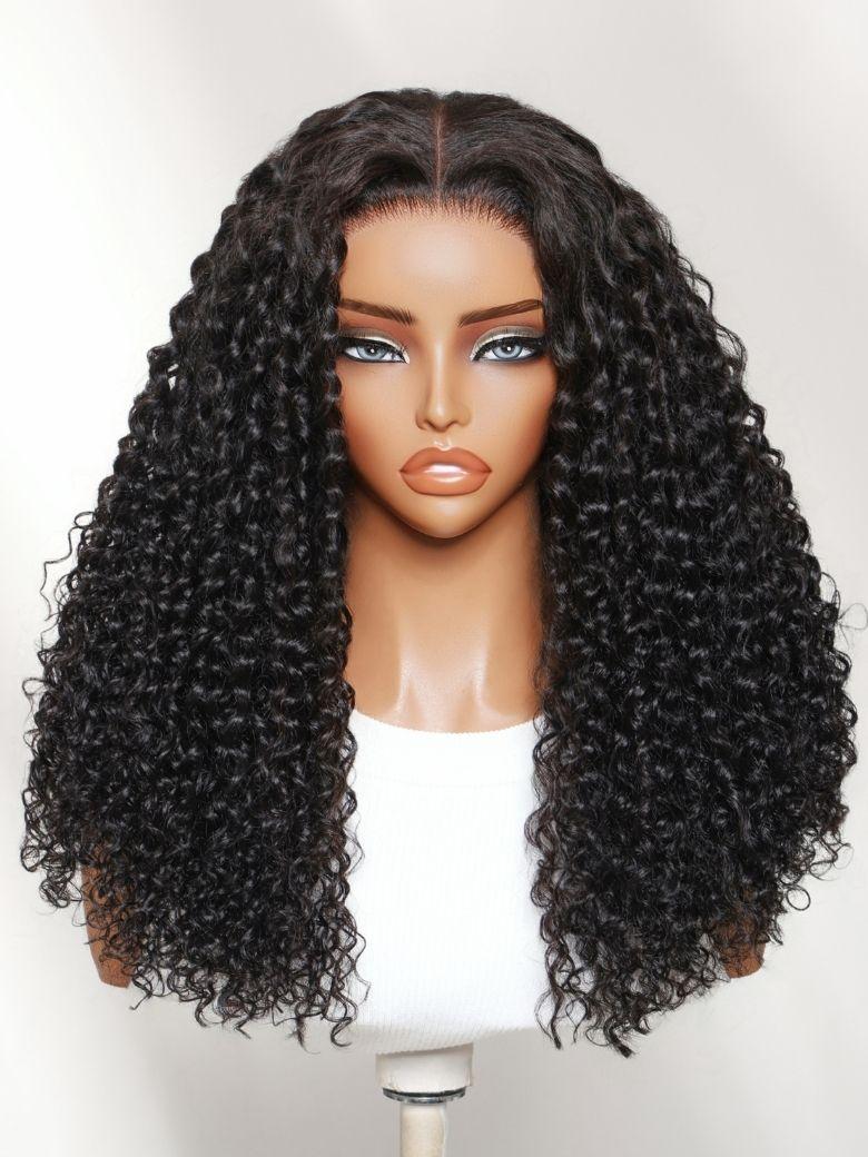 UNice 3B Defined Curly Wig Bye-Bye Slip™ 13×4 Lace Front Glueless Blend-Ready Soft Springy Curls for Natural Hair Match