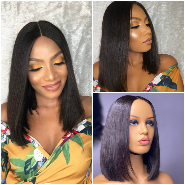 Worth I 2x6 Closure Lace Bob Wig 100% Human Hair