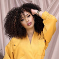 Worth | Throw On & Go | Full & Highlight Curly Wig With Bangs