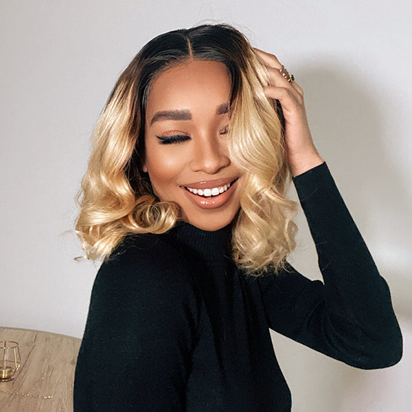 Worth | Perfect Ombre Blonde Glueless Closure Lace Wig