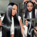 Glueless 5x5 Lace Closure Straight Wigs Human Hair Put On Go Glueless Wigs Human Hair Pre Plucked