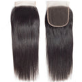 4x4 5x5 13x4 Transparent Lace Closure Straight Human Hair Closure Natural Black Hair Top Swiss Lace
